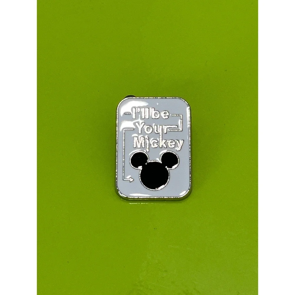 Disney Pin Trading I'll Be Your Mickey Mouse Enamel Pin Light Blue